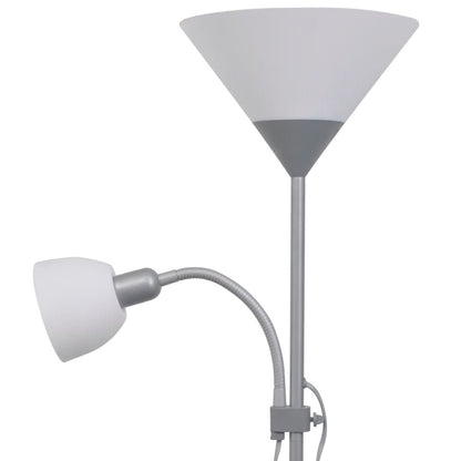 Stehlampe Grau