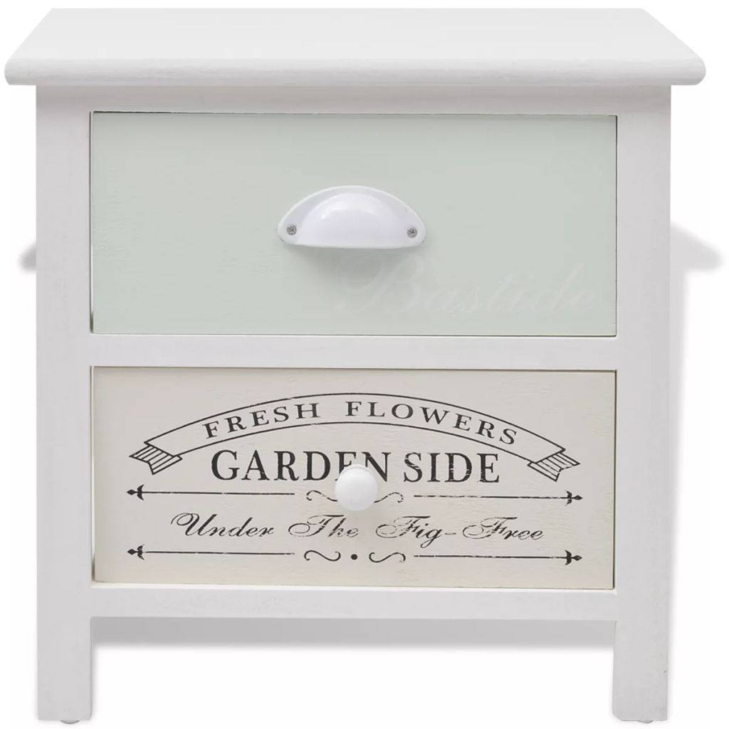 Nachttische 2 Stk. Französischer Stil Holz