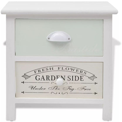 Nachttische 2 Stk. Französischer Stil Holz