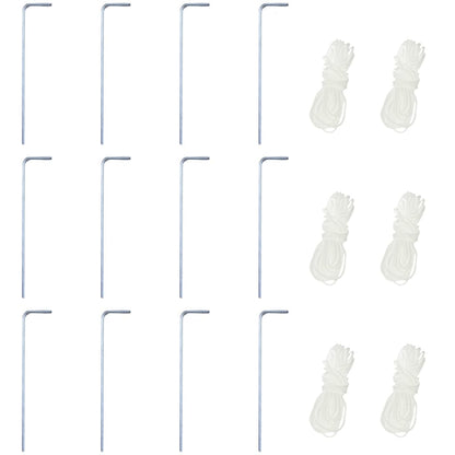 Hexagonal Pop-Up Zelt mit 6 Seitenwänden Grau 3,6x3,1 m