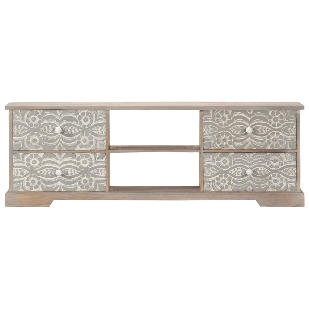 TV-Schrank 120x30x40 cm Massivholz Akazie