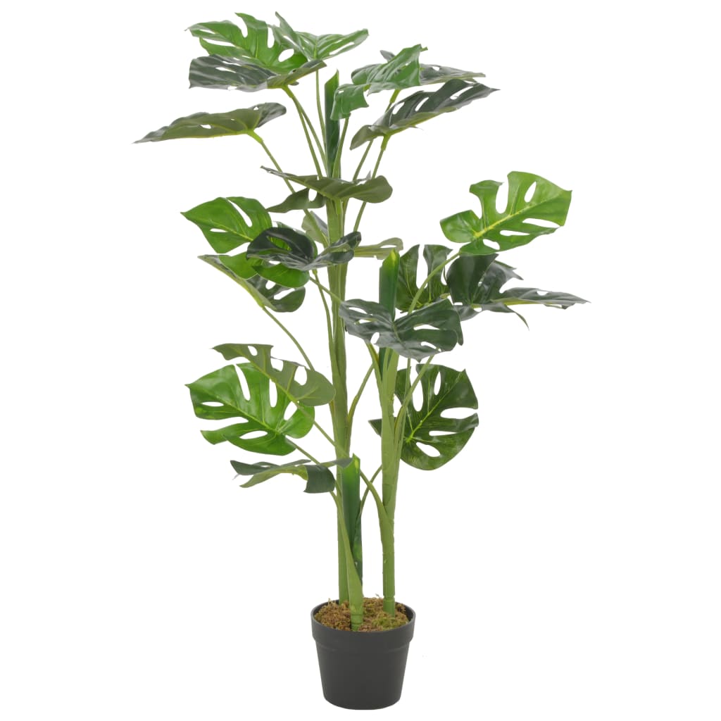 Künstliche Pflanze Monstera mit Topf Grün 100 cm
