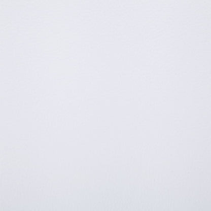 Massage-Chaiselongue mit Kissen Weiß Kunstleder