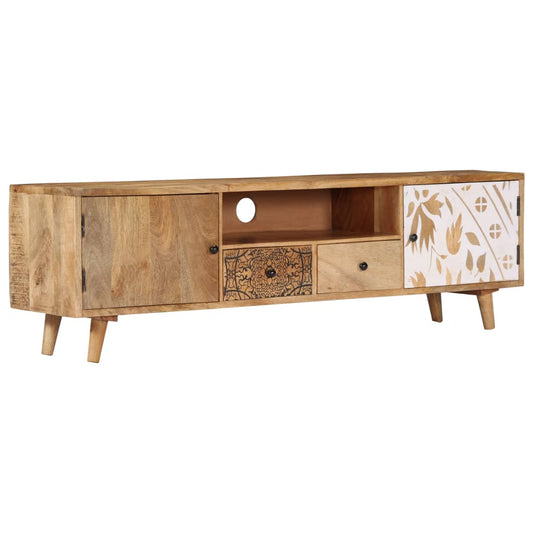 TV-Schrank 140x30x40 cm Massivholz Mango