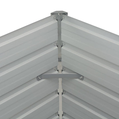 Hochbeet Braun 160 x 80 x 77 cm Verzinkter Stahl