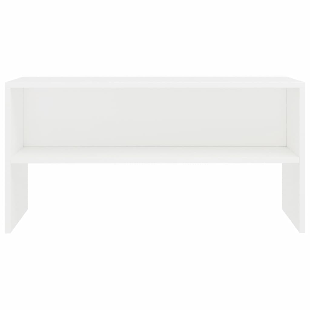 TV-Schrank Weiß 80x40x40cm Holzwerkstoff