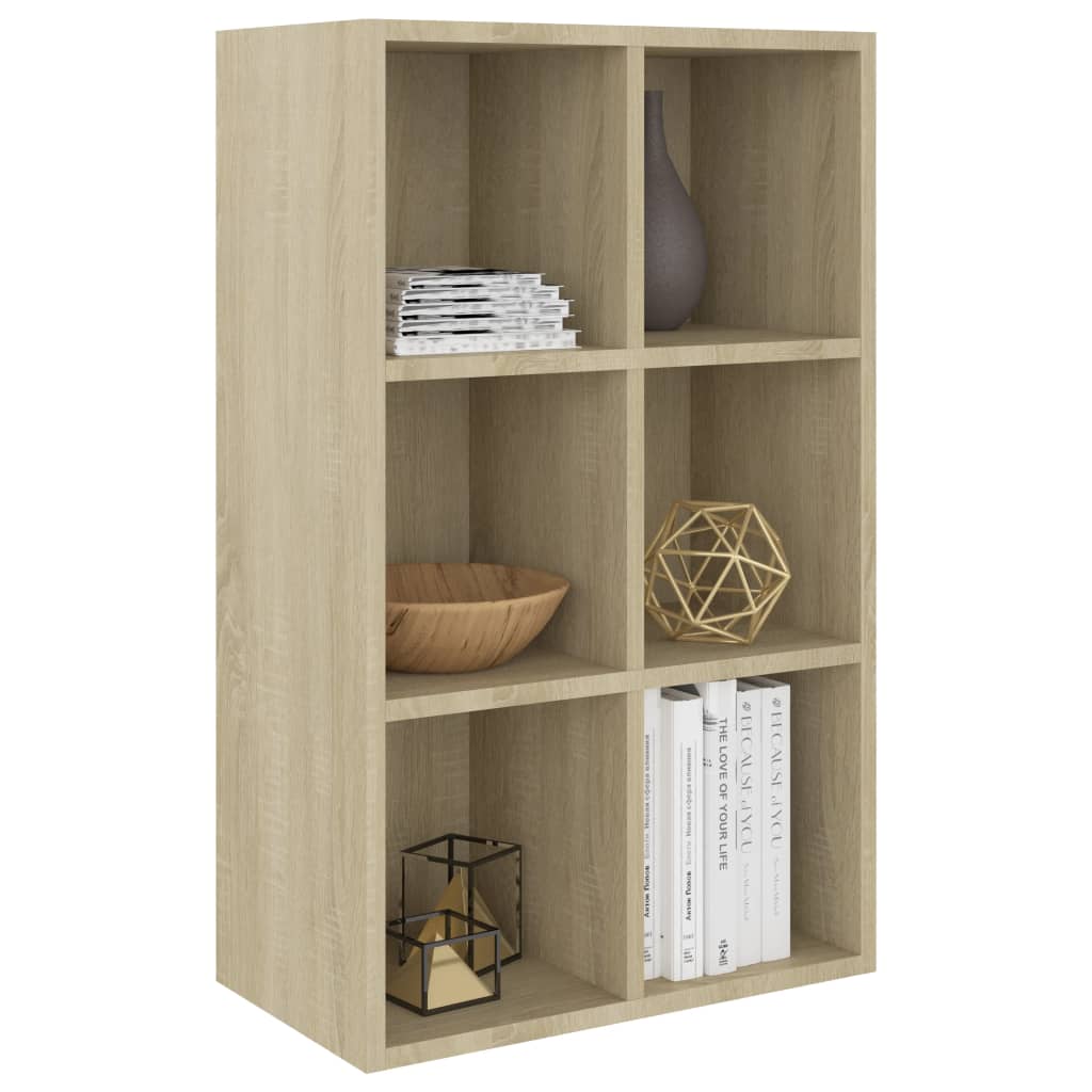 Bücherregal/Sideboard Sonoma-Eiche 66x30x98 cm Holzwerkstoff