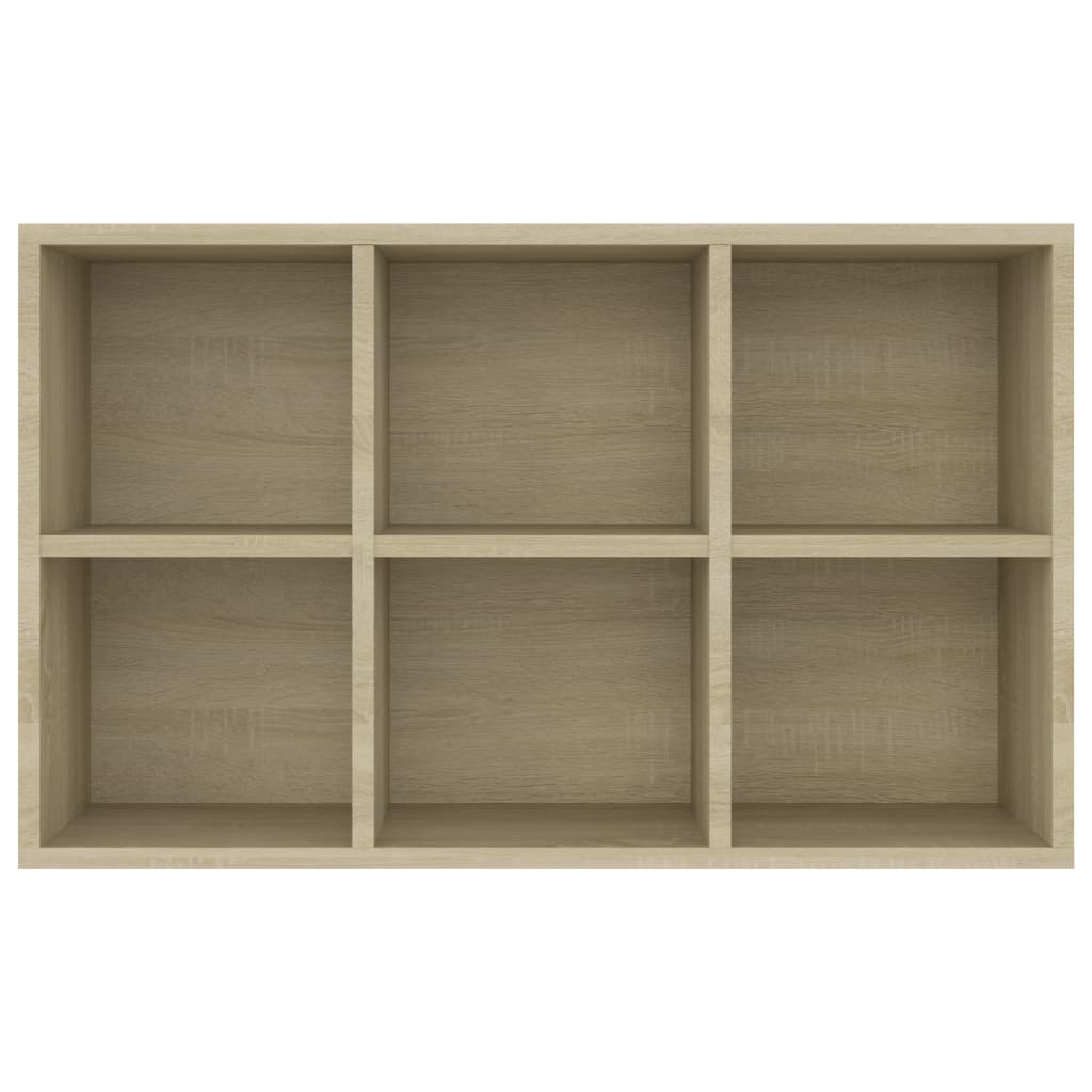 Bücherregal/Sideboard Sonoma-Eiche 66x30x98 cm Holzwerkstoff