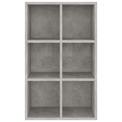 Bücherregal/Sideboard Betongrau 66x30x98 cm Holzwerkstoff