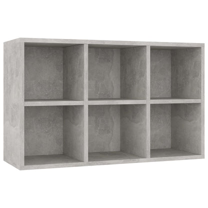 Bücherregal/Sideboard Betongrau 66x30x98 cm Holzwerkstoff