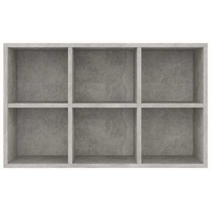 Bücherregal/Sideboard Betongrau 66x30x98 cm Holzwerkstoff