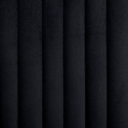 Esszimmerstühle 4 Stk. Schwarz Samt