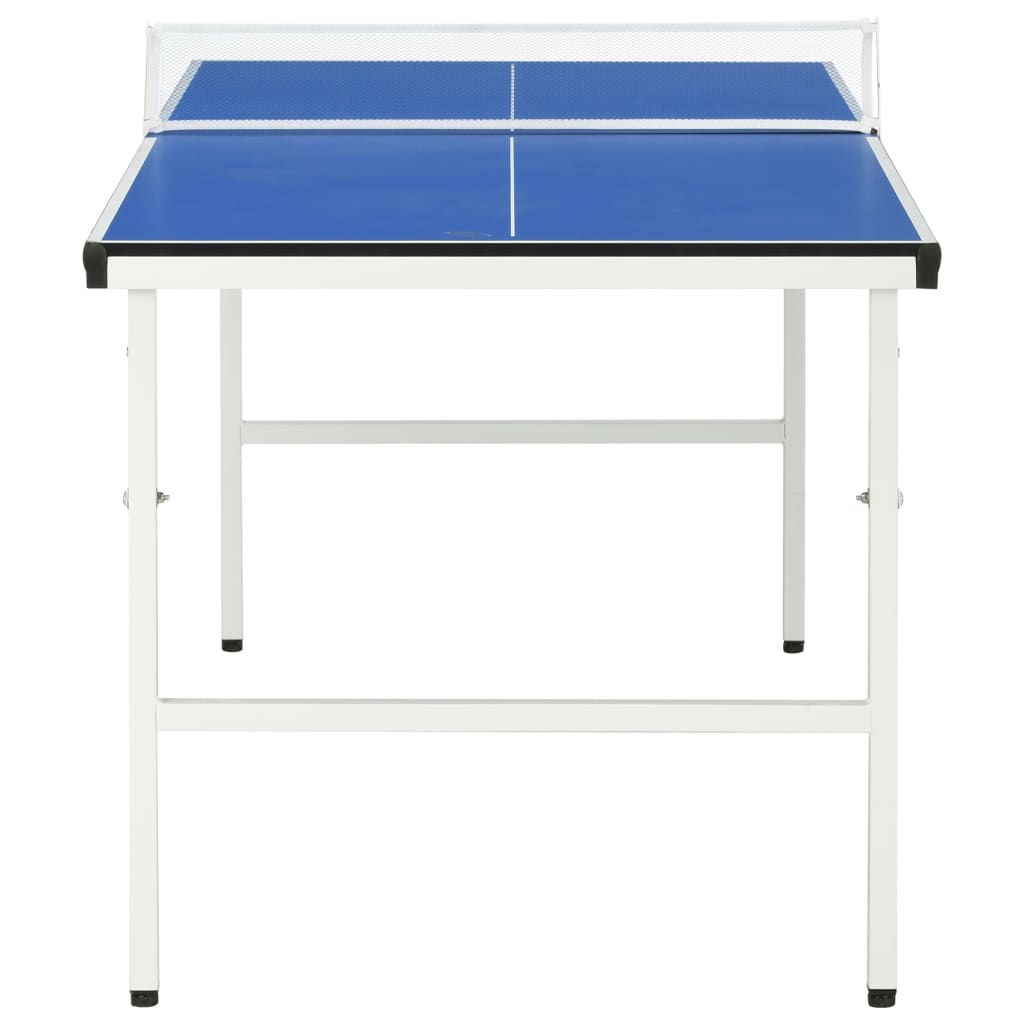 5-Fuß-Ping-Pong-Tisch mit Netz 152 x 76 x 66 cm Blau