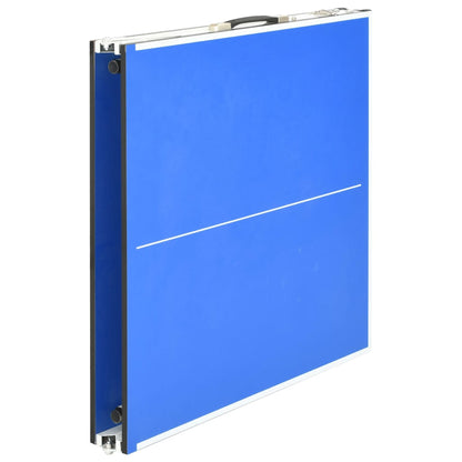 5-Fuß-Ping-Pong-Tisch mit Netz 152 x 76 x 66 cm Blau