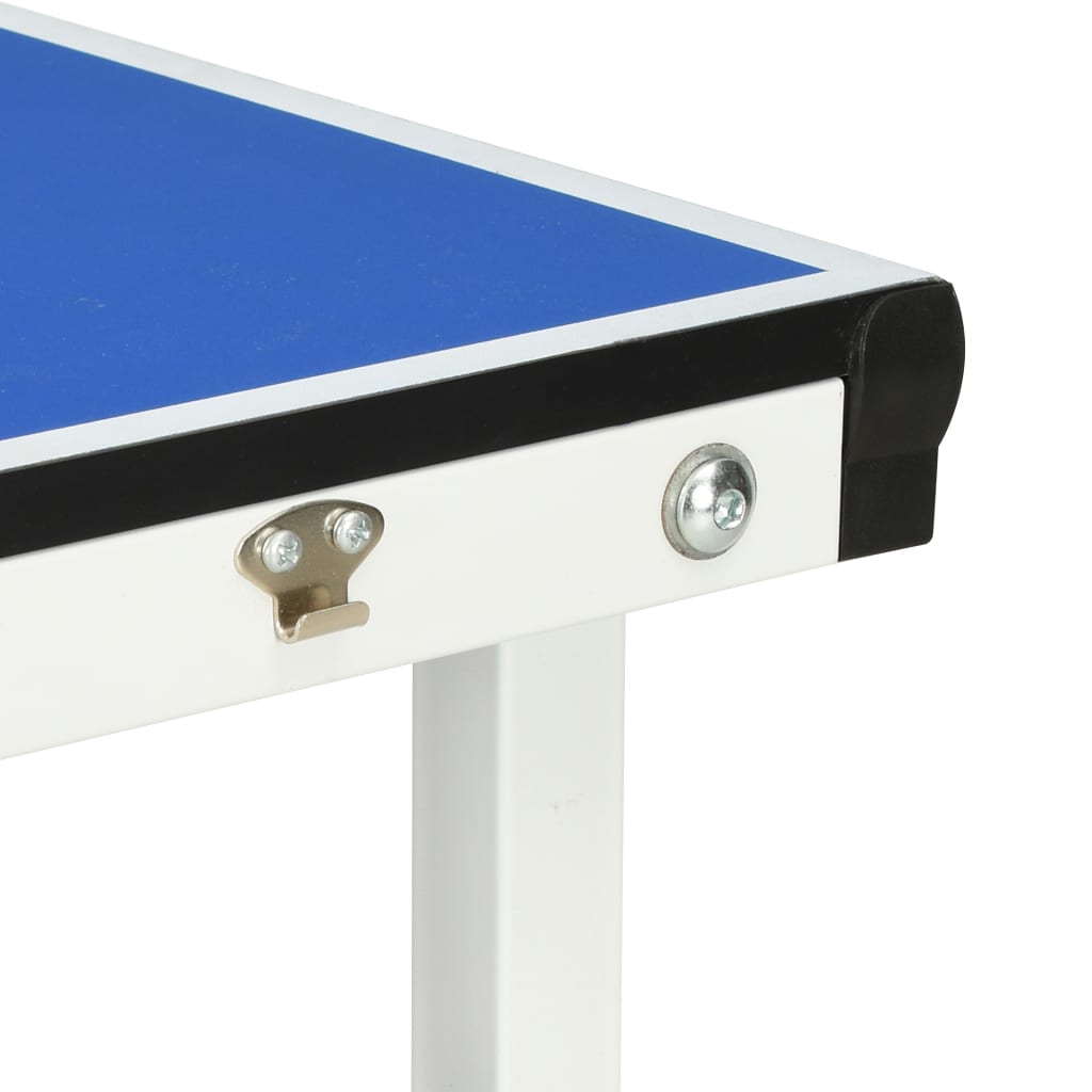 5-Fuß-Ping-Pong-Tisch mit Netz 152 x 76 x 66 cm Blau