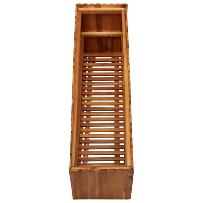 Garten-Hochbeet 100 x 30 x 50 cm Massivholz Akazie