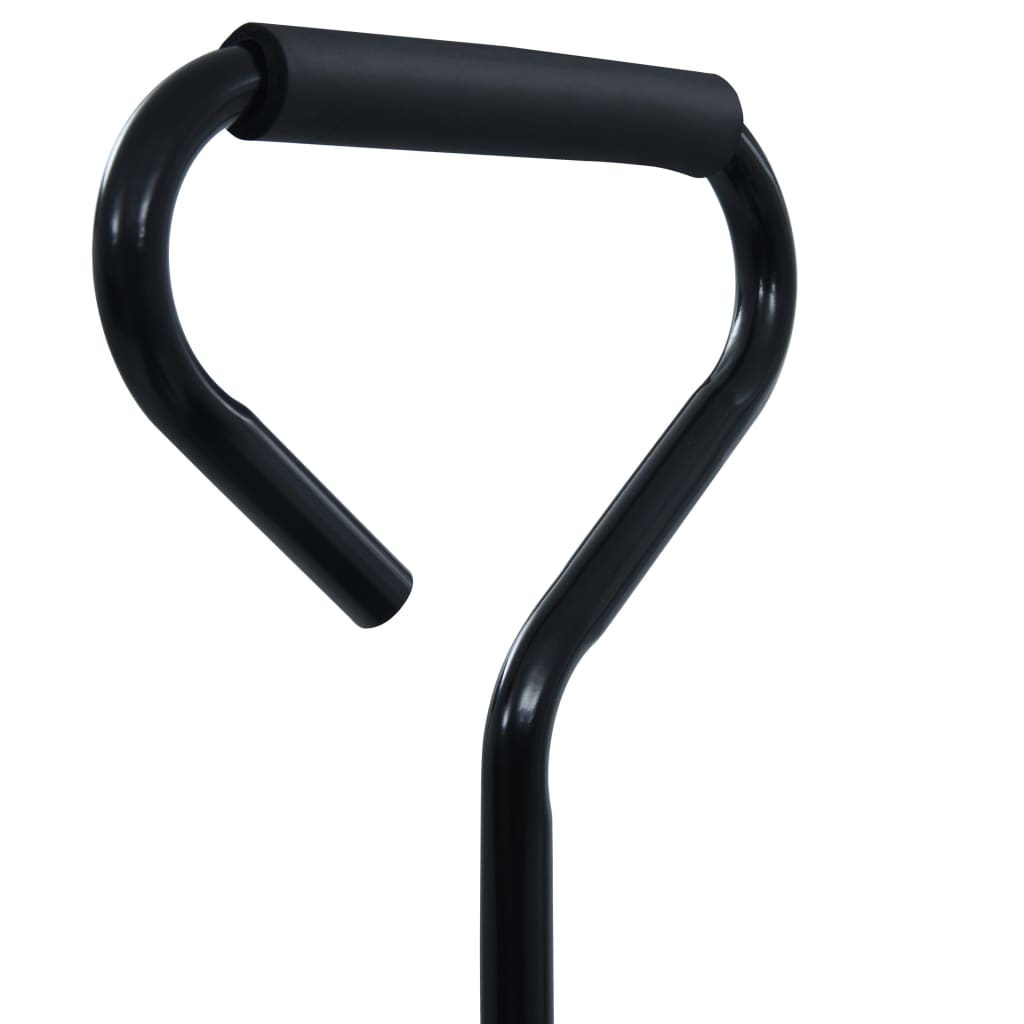 Klappbarer Handwagen Stahl Grau