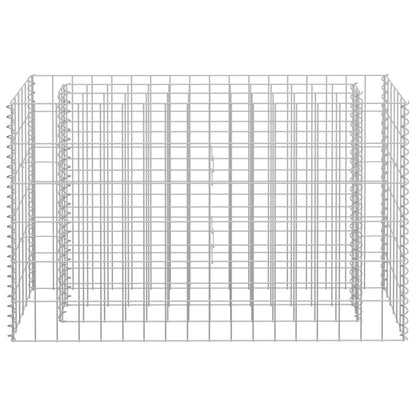 Gabionen-Hochbeet Verzinkter Stahl 90×30×60 cm