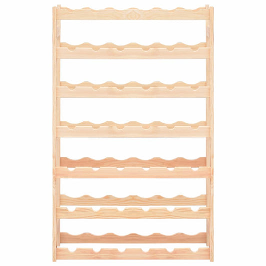 Weinregal für 42 Flaschen Kiefernholz