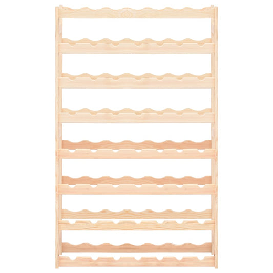 Weinregal für 56 Flaschen Kiefernholz