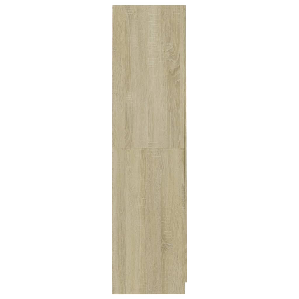 Kleiderschrank Sonoma-Eiche 90x52x200 cm Holzwerkstoff