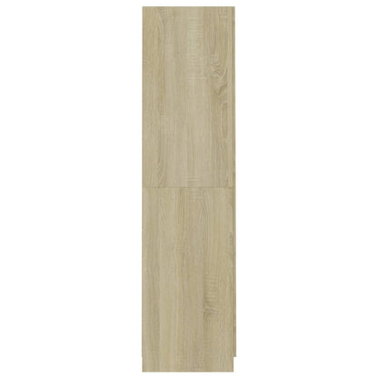 Kleiderschrank Sonoma-Eiche 90x52x200 cm Holzwerkstoff