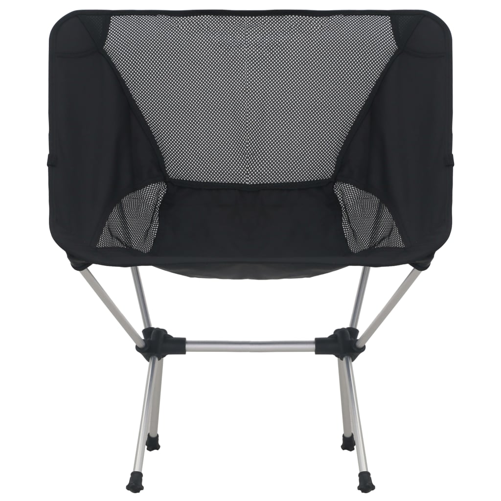 Klappbare Campingstühle 2 Stk. mit Tragetasche 54x50x65 cm Alu