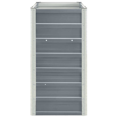 Hochbeet Verzinkter Stahl 240x40x77 cm Grau