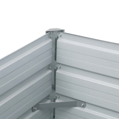 Hochbeet 320 x 40 x 77 cm Verzinkter Stahl Anthrazit