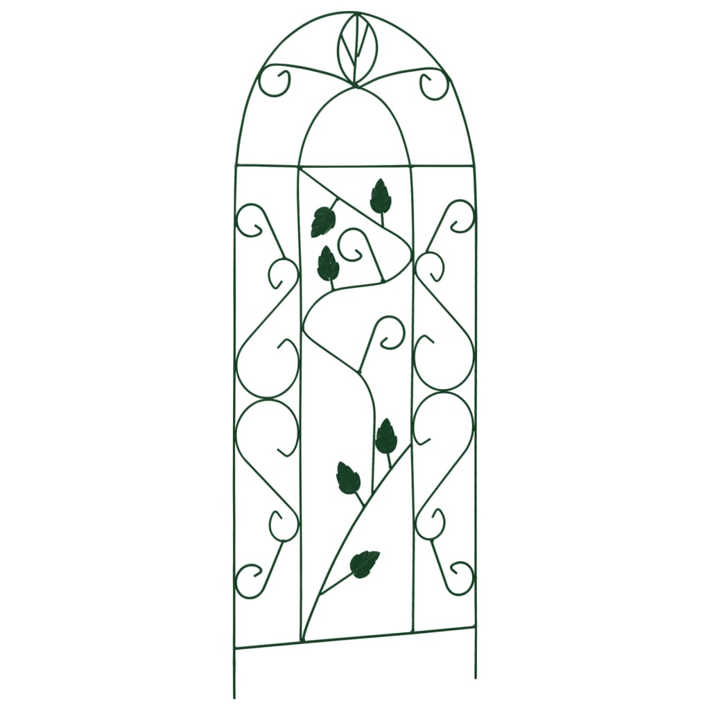 Rankgitter 3 Stk. Schwarz 40×100 cm Eisen