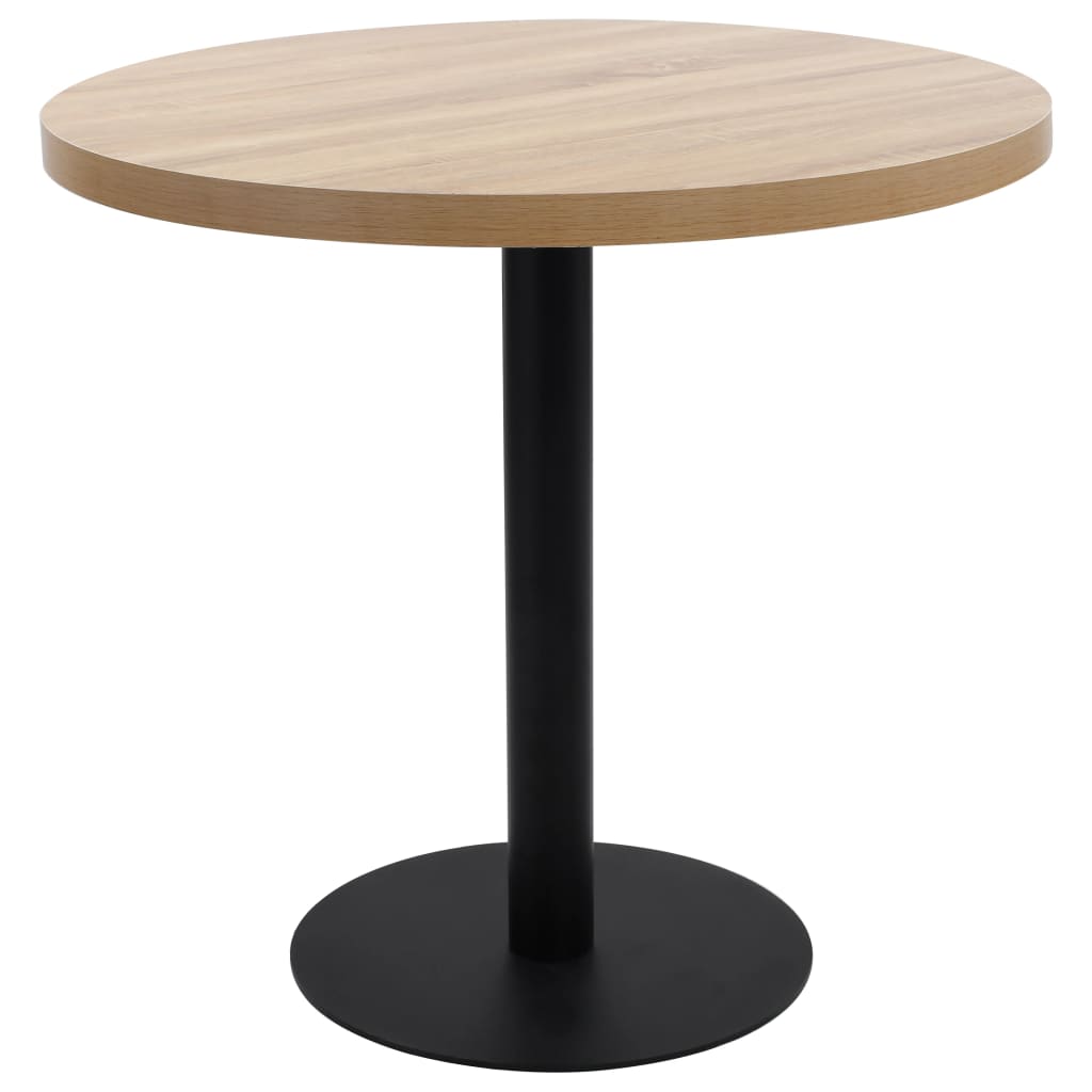 Bistrotisch Hellbraun 80 cm MDF
