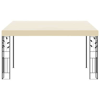 Wand-Pavillon 4x3x2,5 m Cremeweiß