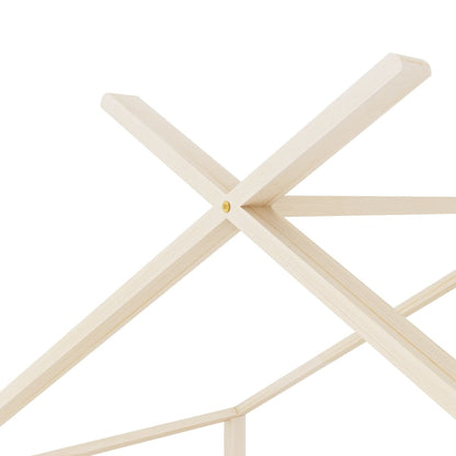 Kinder-Bettgestell Massivholz Kiefer 90 x 200 cm