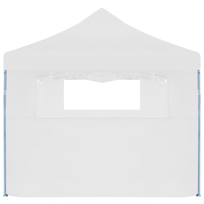 Pop-Up Partyzelt Faltbar mit 5 Seitenwänden 3x9 m Weiß