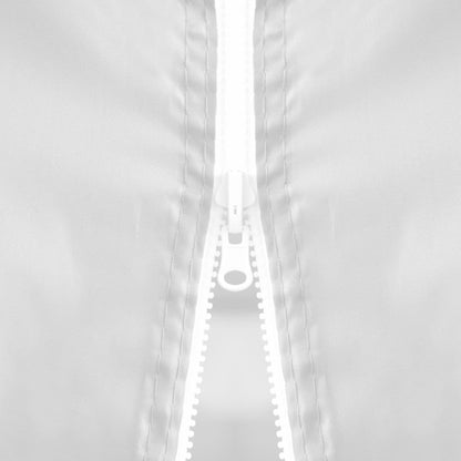 Pop-Up Partyzelt Faltbar mit 8 Seitenwänden 3x9 m Weiß