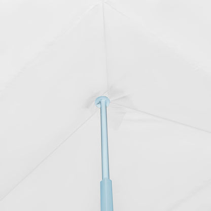 Pop-Up Partyzelt Faltbar mit 8 Seitenwänden 3x9 m Weiß