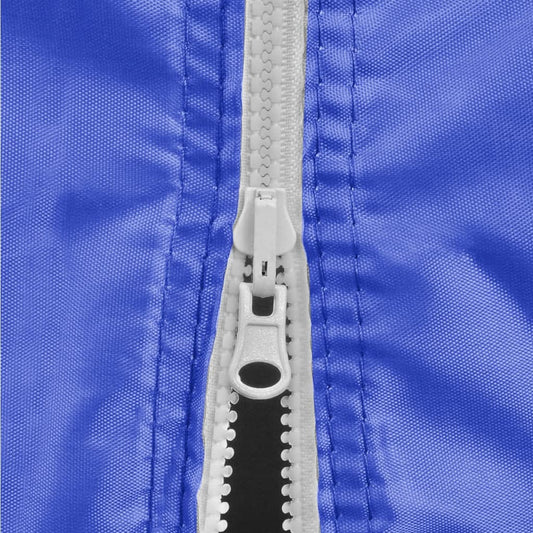 Profi-Partyzelt Faltbar mit 4 Seitenwänden 3×4m Stahl Blau