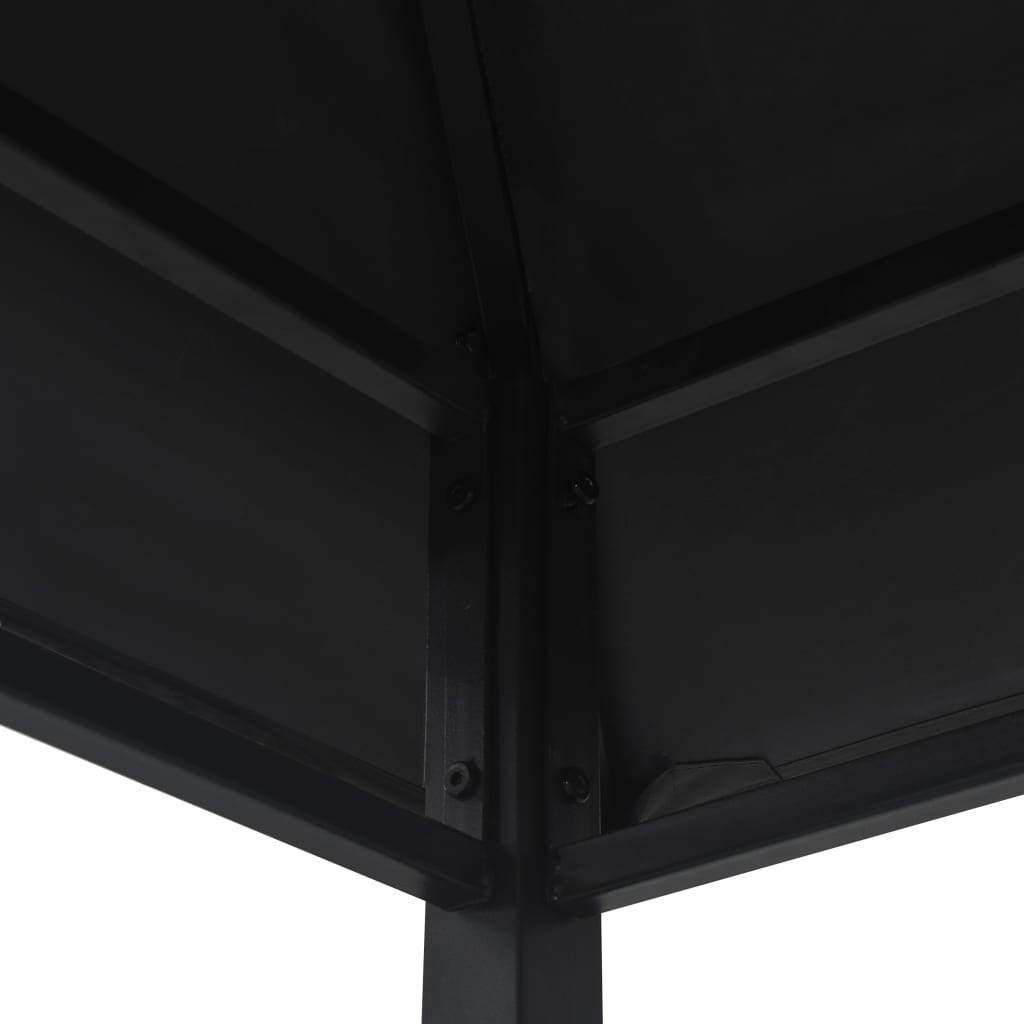 BBQ-Pavillon 240x150x255 cm Anthrazit Stahl