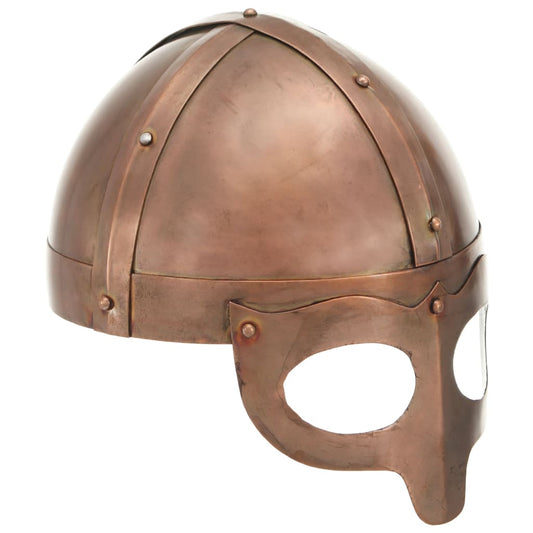 Wikinger-Helm Antik Replik LARP Kupfern Stahl