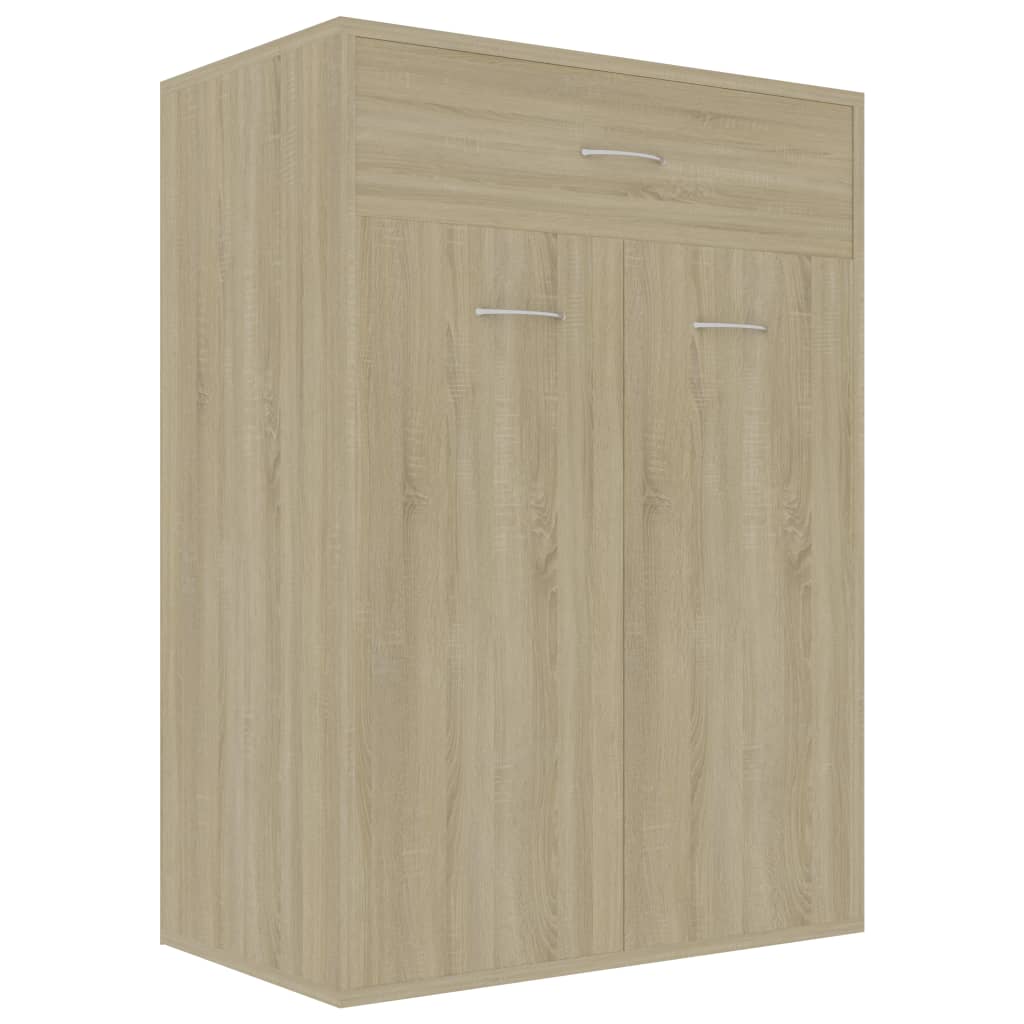 Schuhschrank Sonoma-Eiche 60x35x84 cm Holzwerkstoff