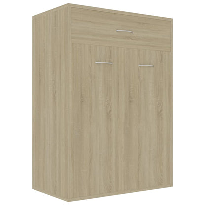Schuhschrank Sonoma-Eiche 60x35x84 cm Holzwerkstoff