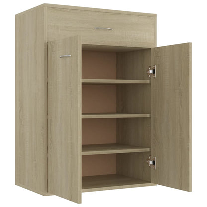Schuhschrank Sonoma-Eiche 60x35x84 cm Holzwerkstoff