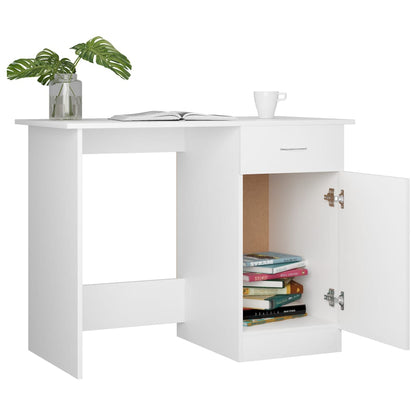 Schreibtisch Weiß 100×50×76 cm