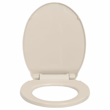 Toilettensitz mit Absenkautomatik Aprikose Oval