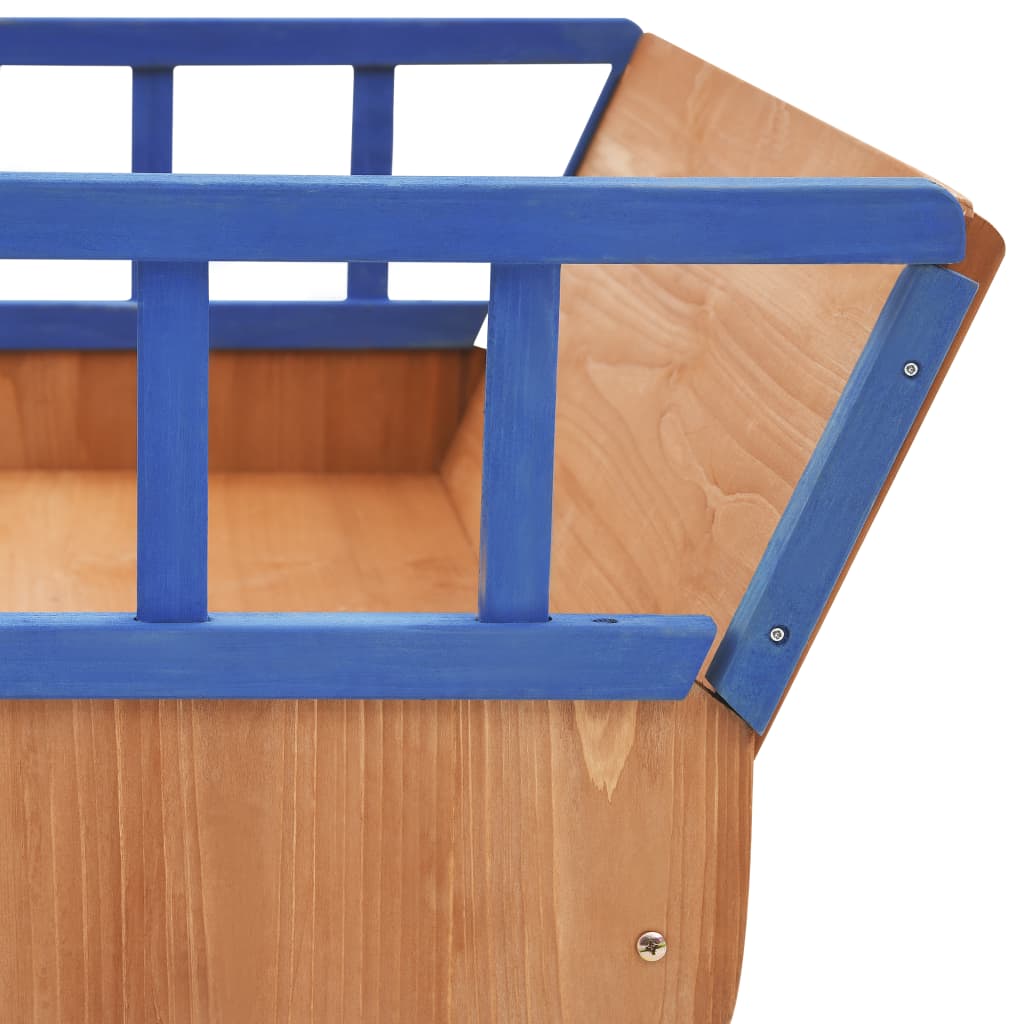 Sandkasten Piratenschiff Tannenholz 190x94,5x101 cm