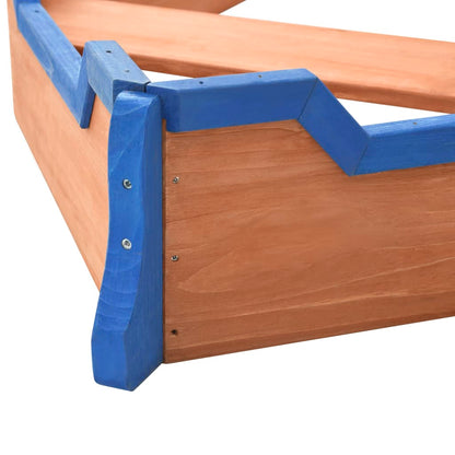 Sandkasten Piratenschiff Tannenholz 190x94,5x101 cm