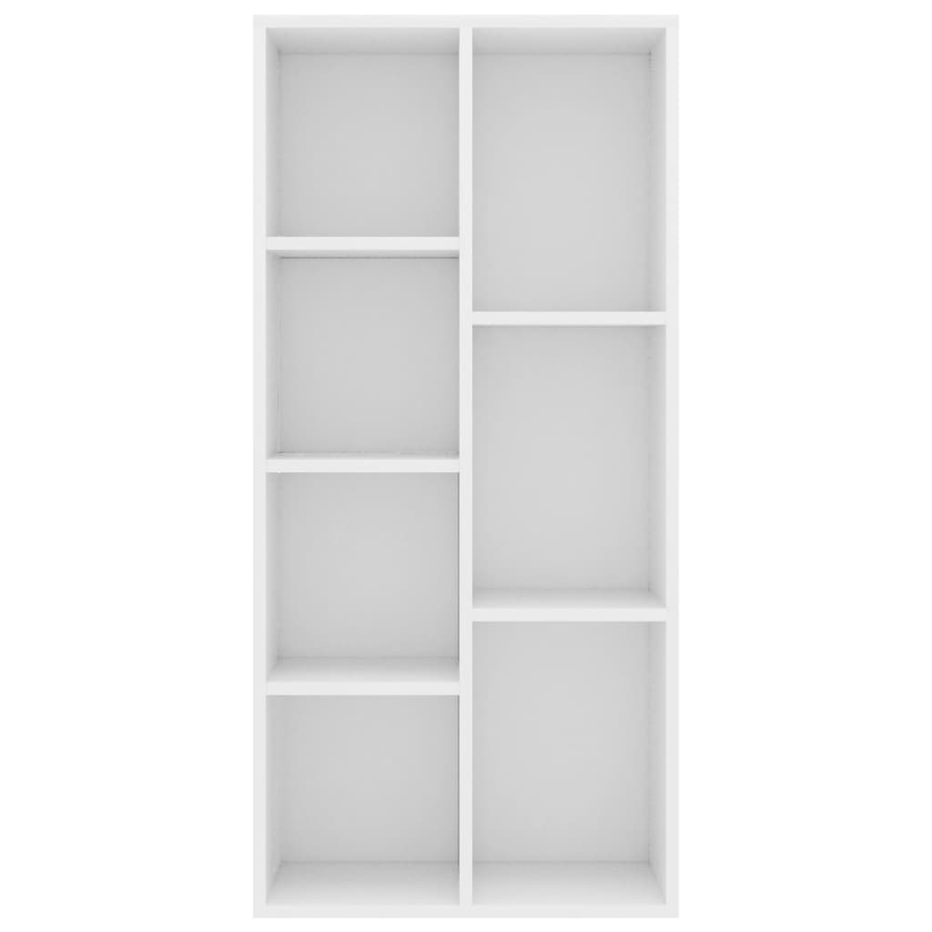 Bücherregal Weiß 50×25×106 cm Holzwerkstoff