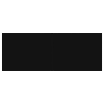 TV-Schrank Schwarz 80x30x30 cm Holzwerkstoff