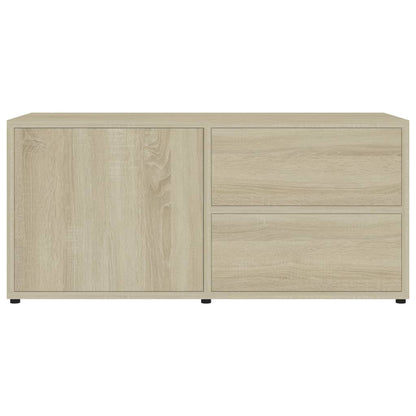 TV-Schrank Sonoma-Eiche 80x34x36 cm Holzwerkstoff