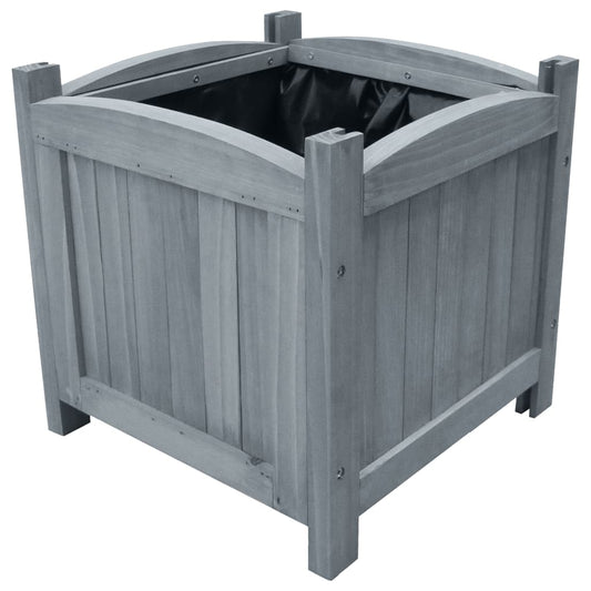 Garten-Hochbeete 2 Stk. 30x30x30 cm Massivholz Tanne